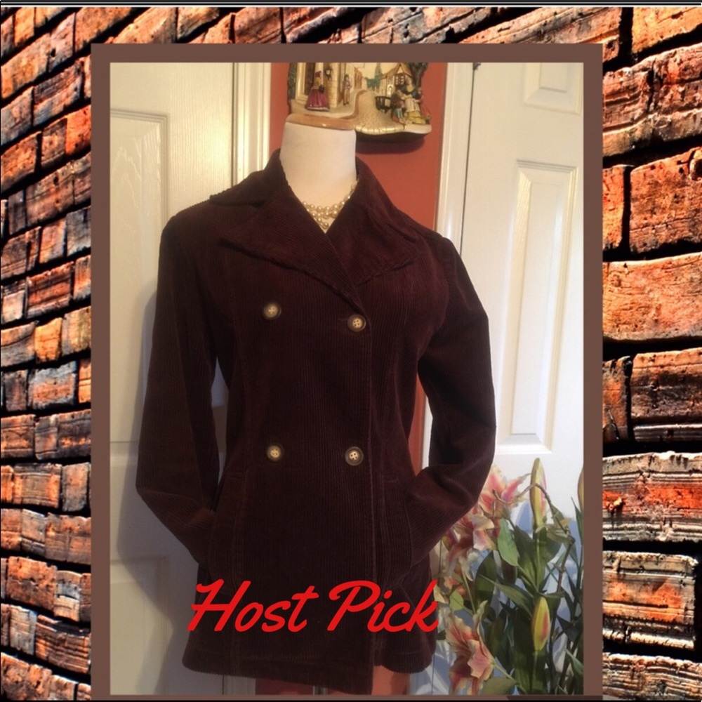 Castro Concept corduroy lined blazer. EUC